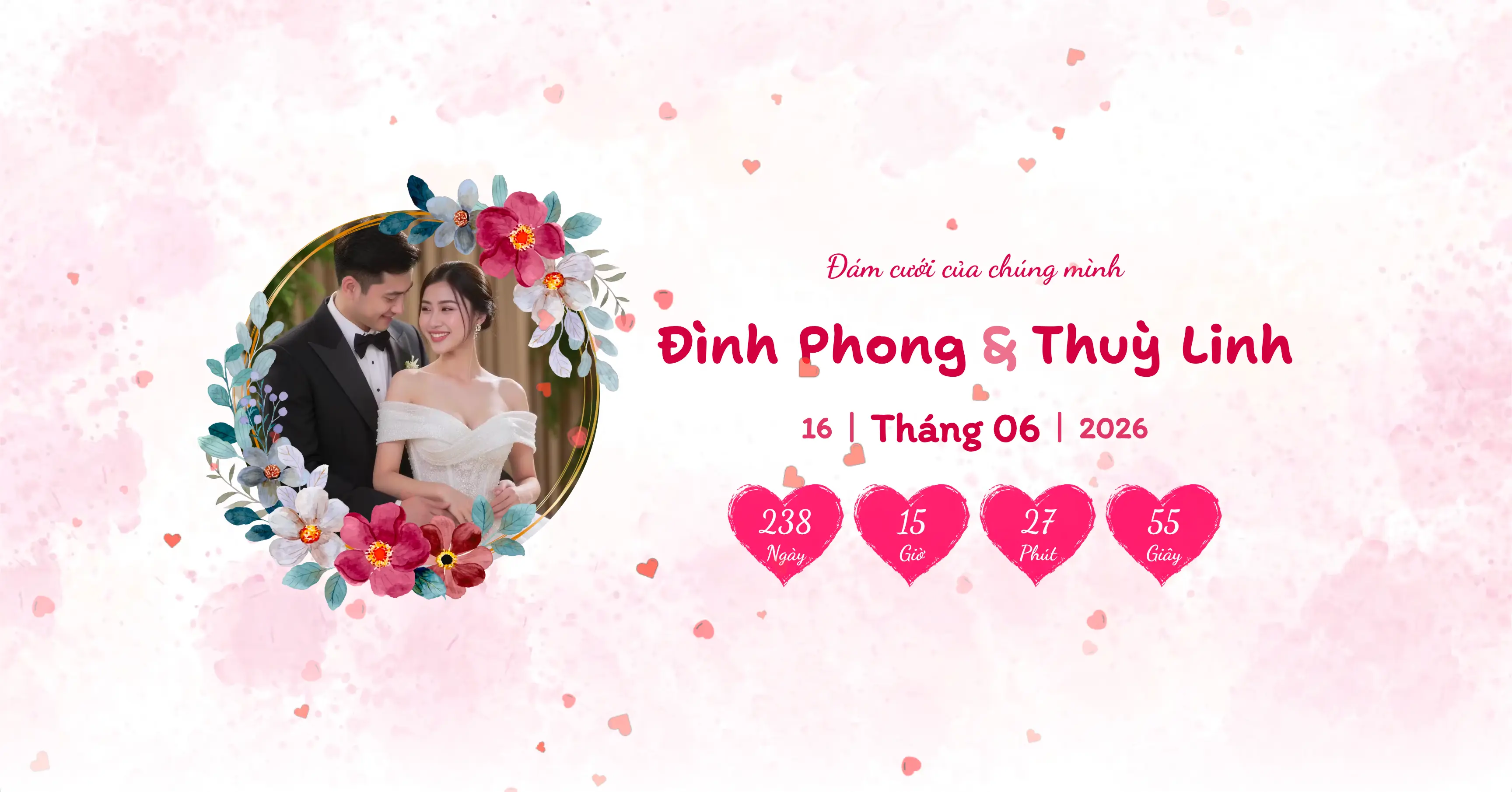 Mẫu thiệp cưới TCA-07